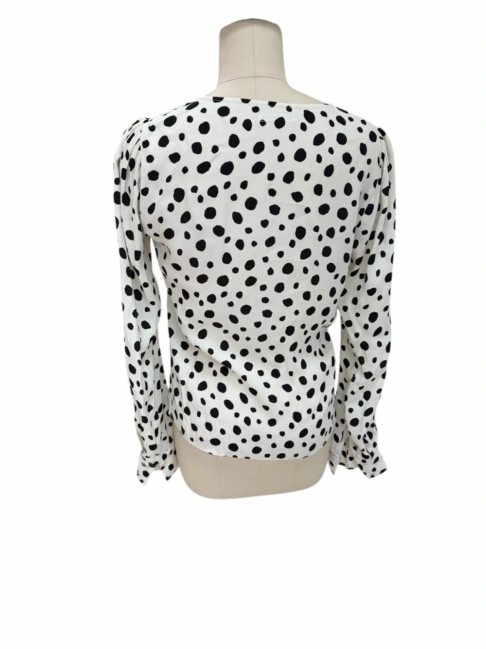 Reformation Annalise Polka dot close size small